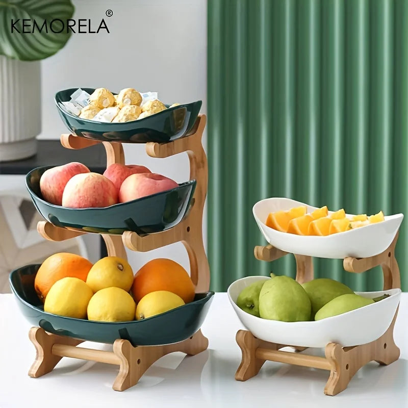 Multi-Tier Fruit and Snack Stand