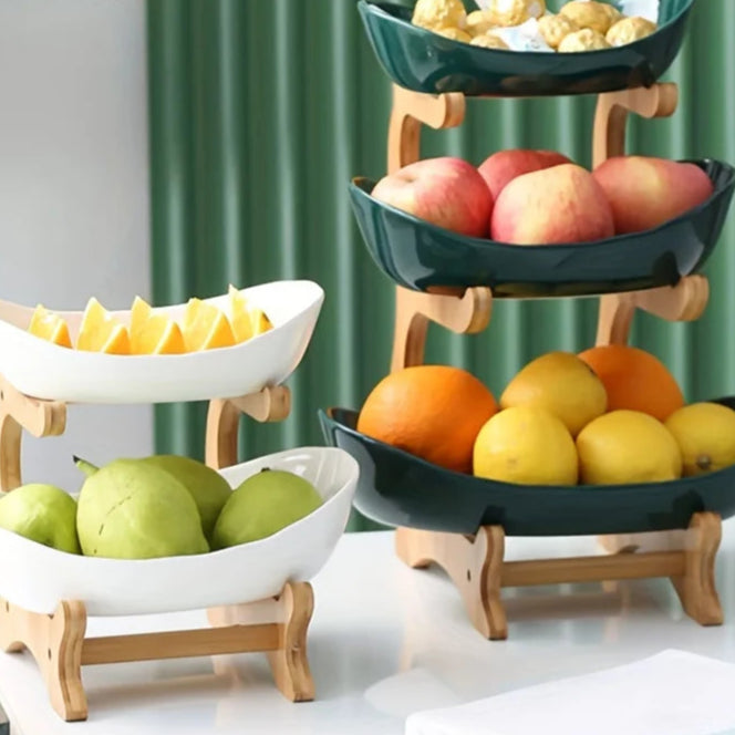 Multi-Tier Fruit and Snack Stand