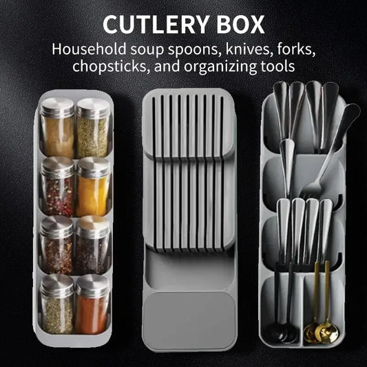 Ultimate Cutlery and Spice Drawer Organiser