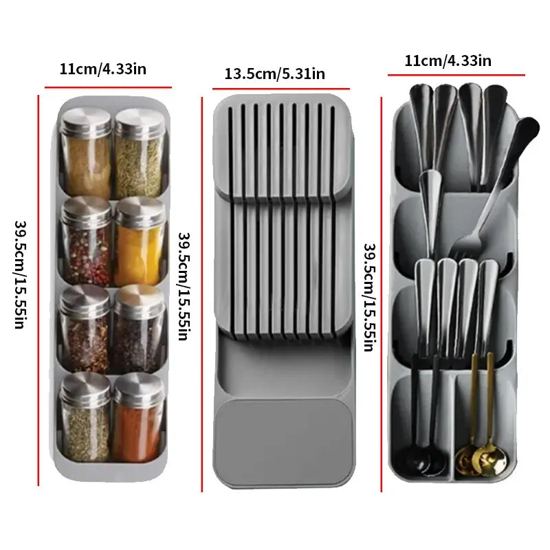 Ultimate Cutlery and Spice Drawer Organiser