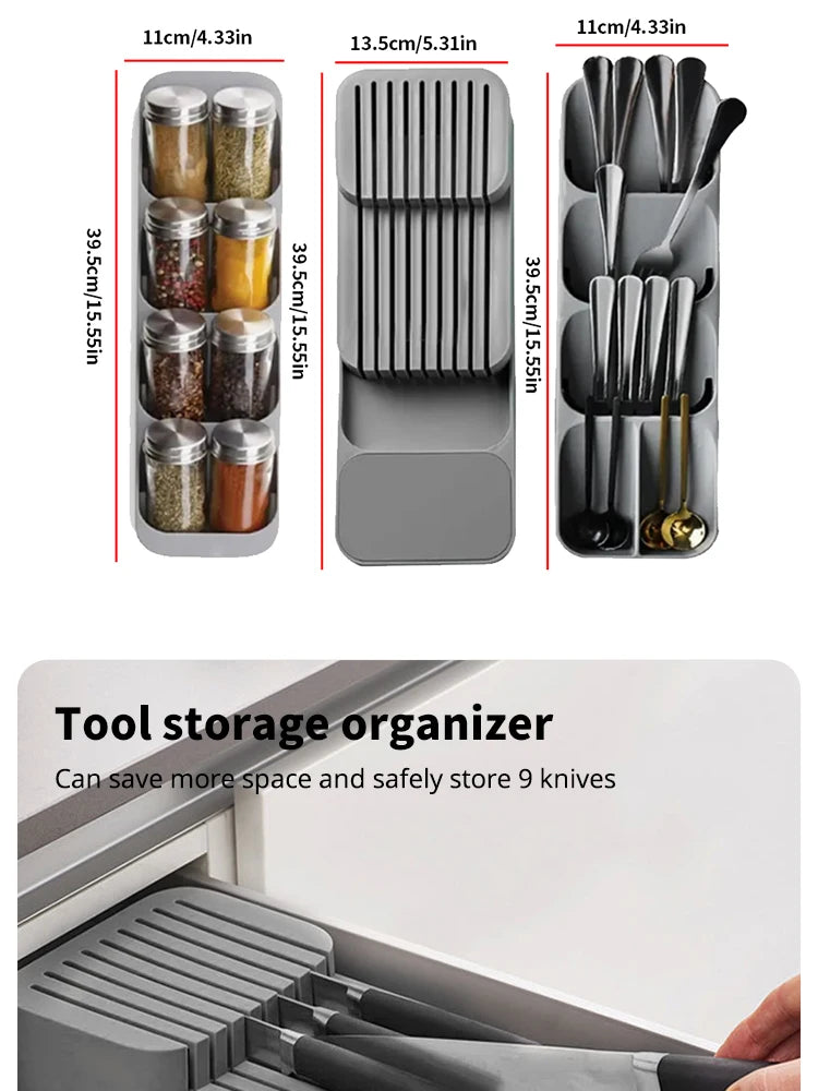Ultimate Cutlery and Spice Drawer Organiser