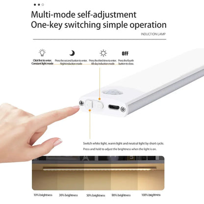 LED Motion Sensor Under Cabinet Light 