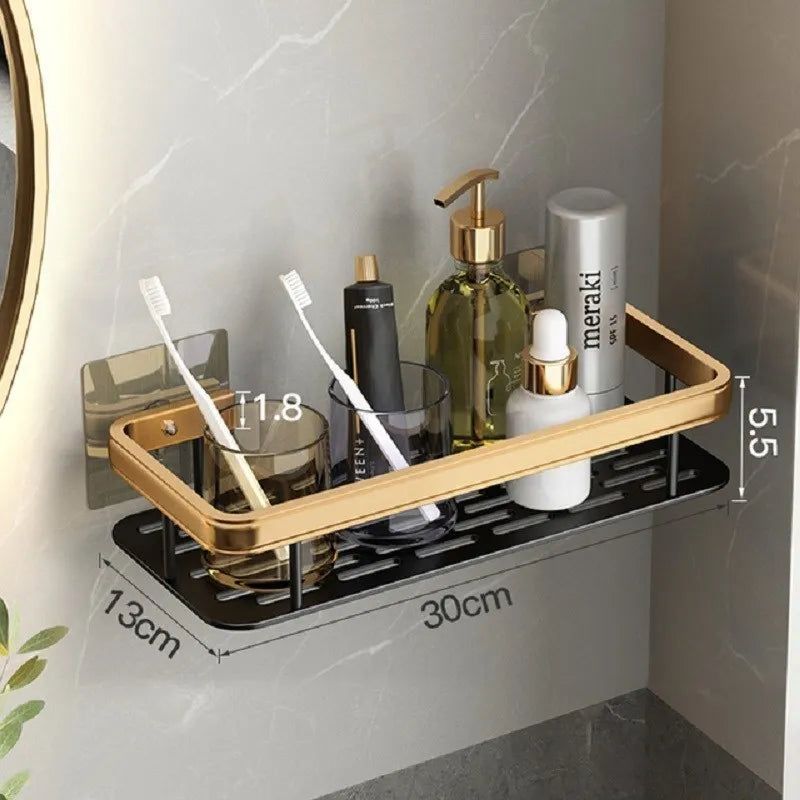 Wall-Mounted Shower Organizer for Shampoo