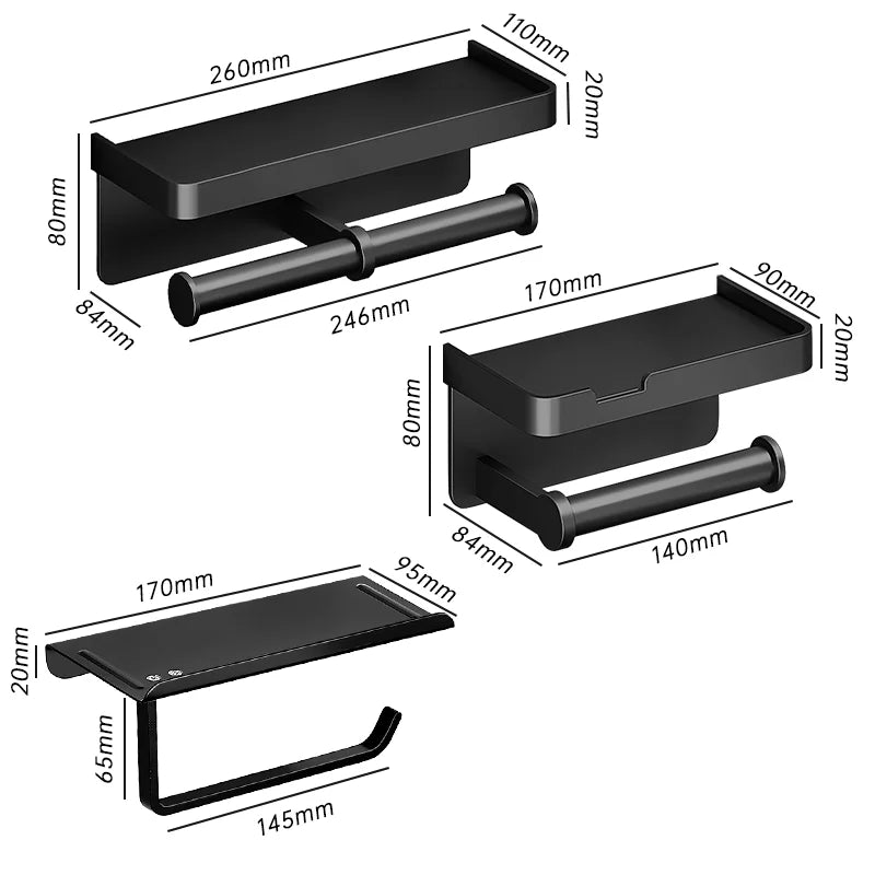 RollMate Aluminium Paper Rack